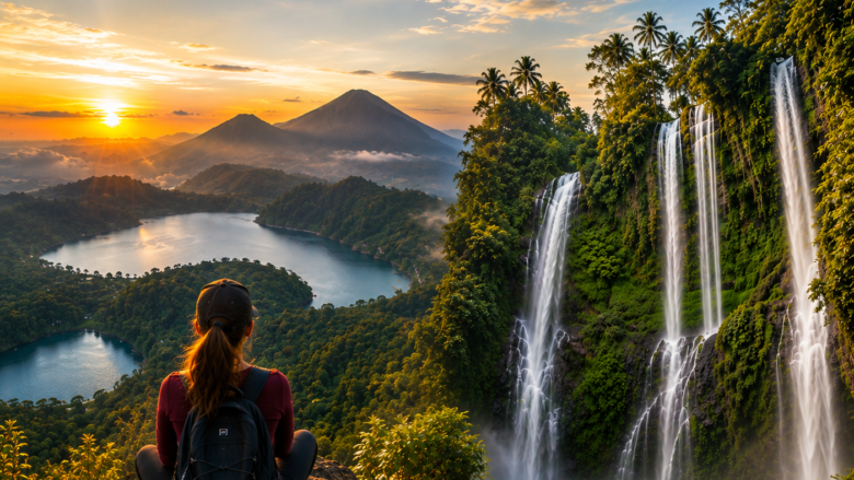 Twin Lake Jungle Sunrise & Sekumpul Waterfalls Full Day Trekking Tour