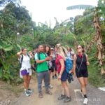 Our local guide explaining about local information to the group before arrive to Banyumala waterfalls