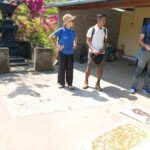 visiting local people in mayong village