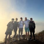 Clients preparing for an early morning Mount Batur trek after departing from Lovina