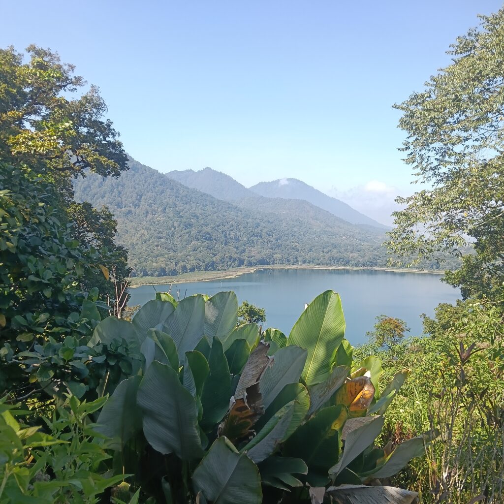 Tamblingan Lake north Bali, the most sacred lake in Bali