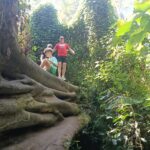 A family from Rome enjoying a jungle adventure in the heart of North Bali.