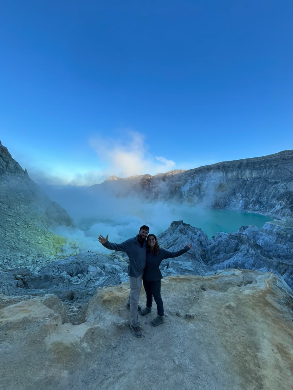 Mount Ijen Blue Fire experience during an overnight trip from Bali